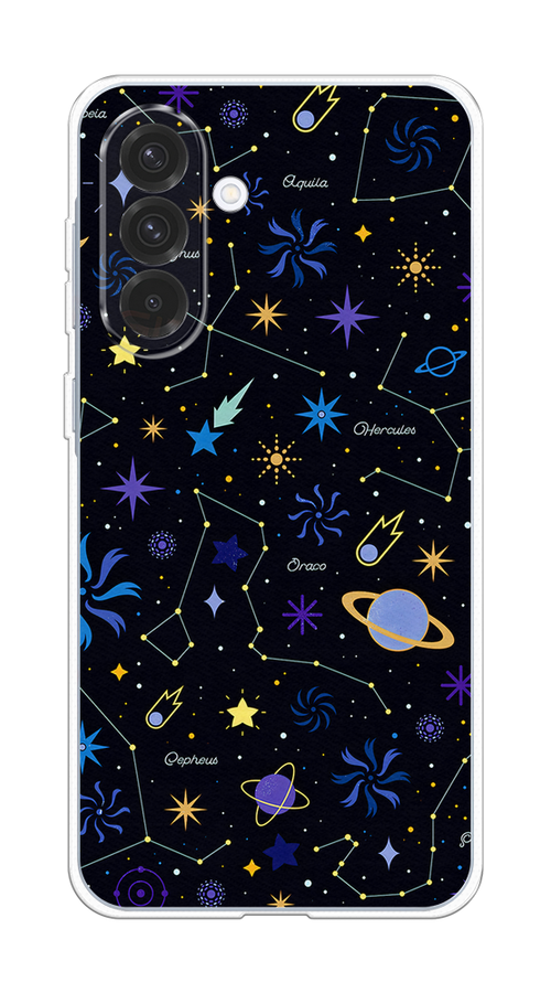 

Чехол на Samsung Galaxy A36 5G Цветной космос, Желтый, 2110650-1