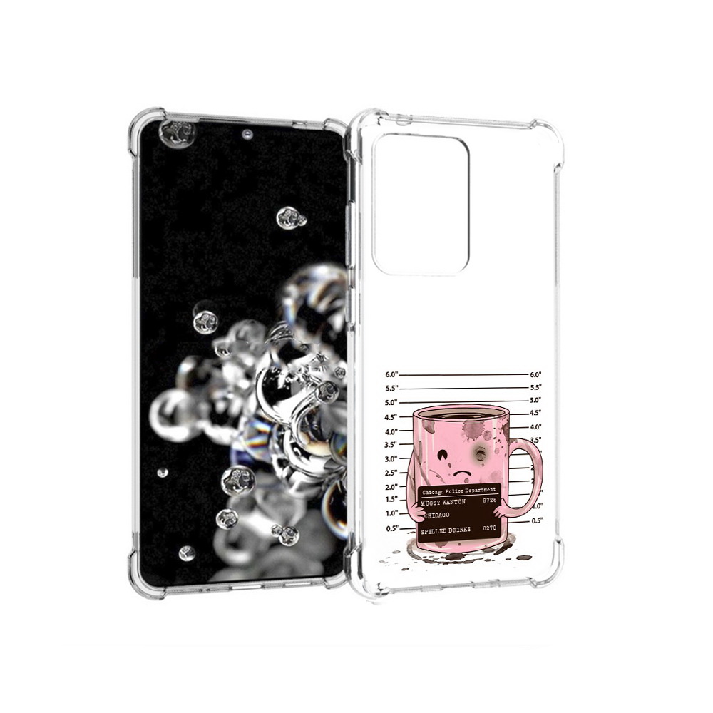 

Чехол MyPads Tocco для Samsung Galaxy S20 Ultra кружка (PT144384.494.420), Прозрачный, Tocco
