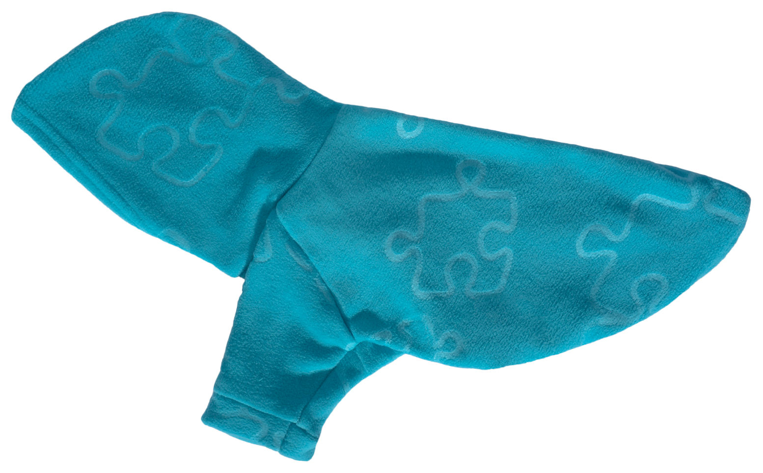 Толстовка для собак Yami-Yami одежда Пазлы, унисекс, голубой, L, длина спины 29 см