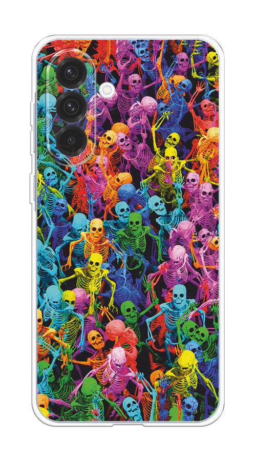 

Чехол на Samsung Galaxy A36 5G Вечеринка скелетов, Фиолетовый;желтый;оранжевый, 2110650-1