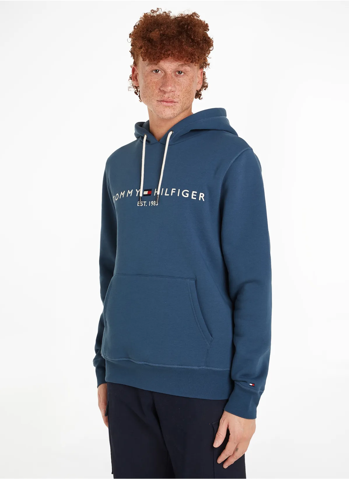 

Худи мужское Tommy Hilfiger MW0MW11599 синее XS, Синий, MW0MW11599