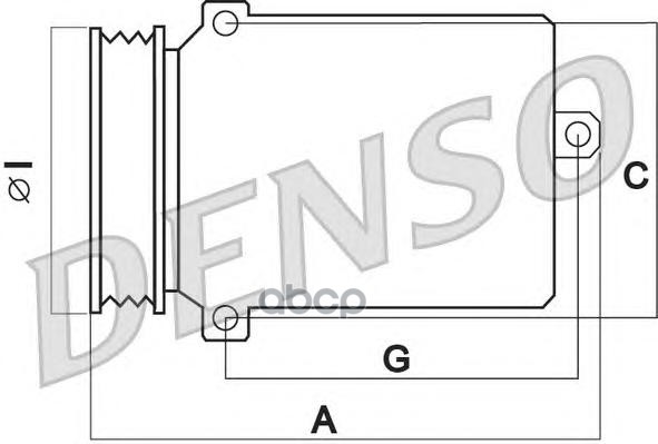 

Компрессор кондиционера MITSUBISHI COLT CZC/COLT VI (04-)/