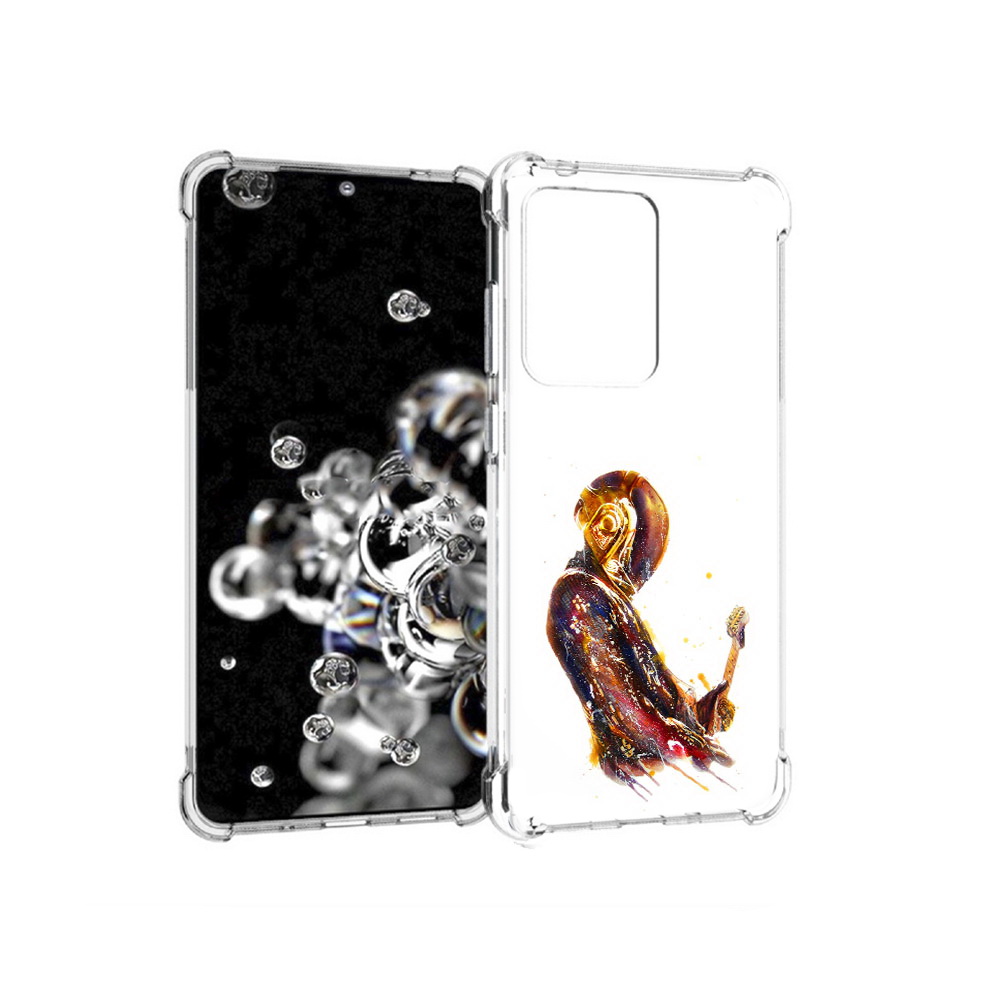 

Чехол MyPads Tocco для Samsung Galaxy S20 Ultra космо-музыкант (PT144384.494.393), Прозрачный, Tocco