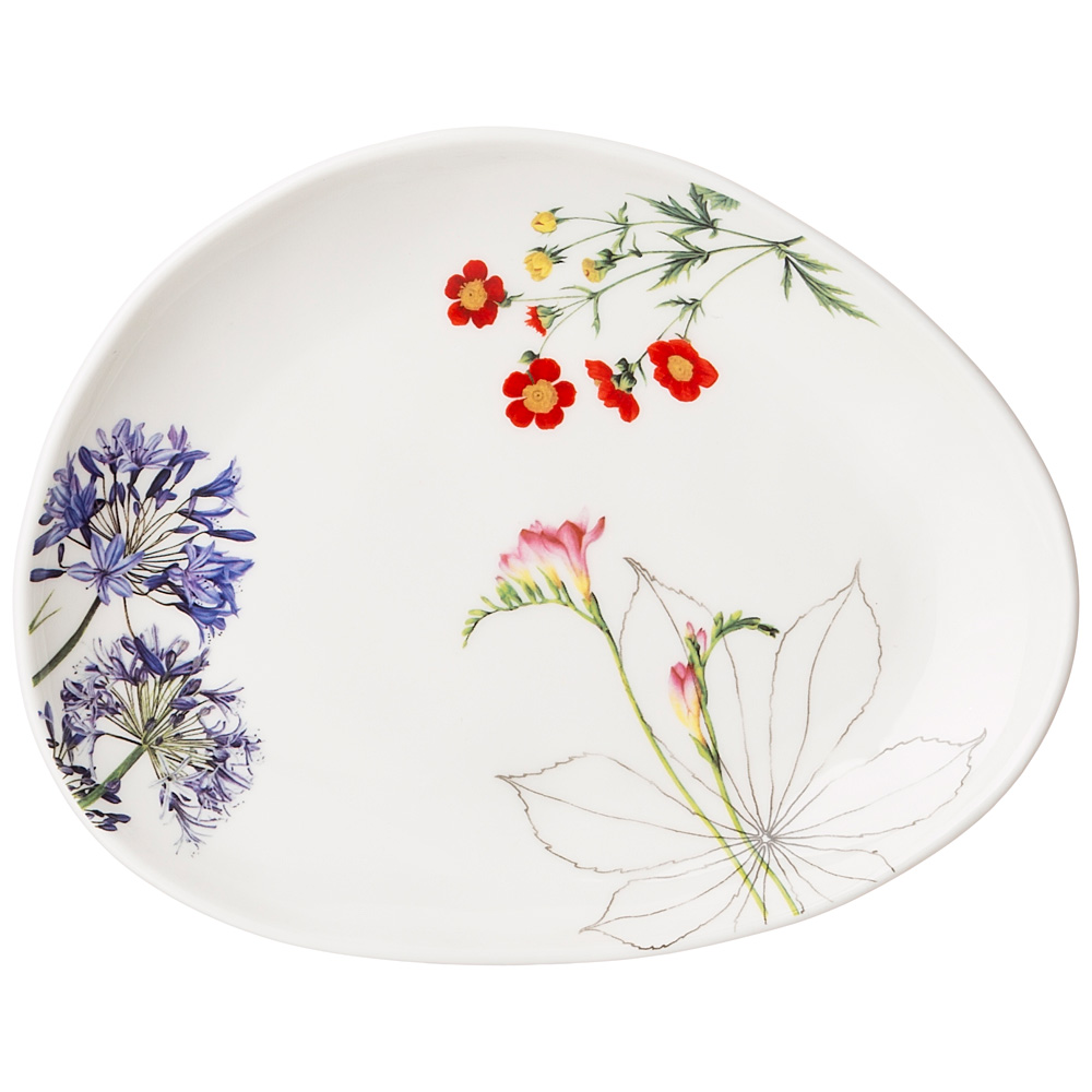 

Тарелка закусочная Bronco meadow 19.5x15.5x2, 4шт