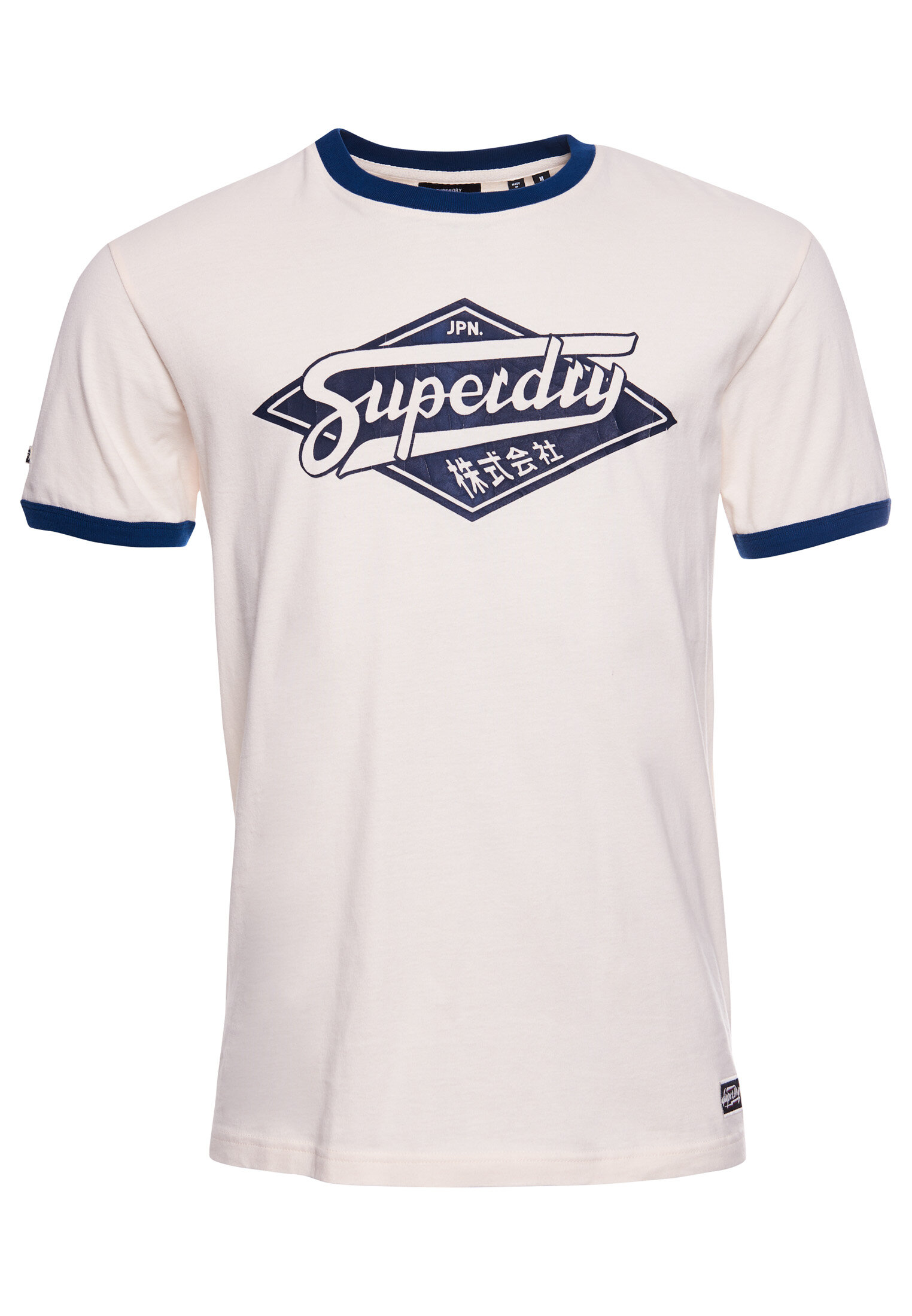 фото Футболка мужская superdry boho ringer graphic tee белая m