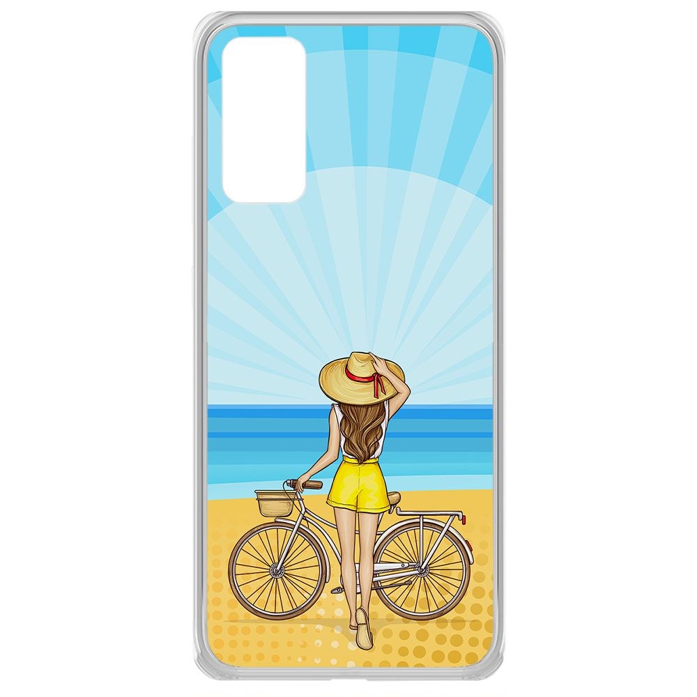 

Чехол-накладка Krutoff Clear Case Шорты женские для Samsung Galaxy S20