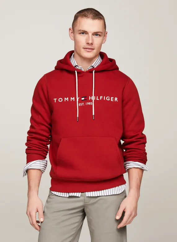 Худи мужское Tommy Hilfiger MW0MW11599 красное XS 15590₽