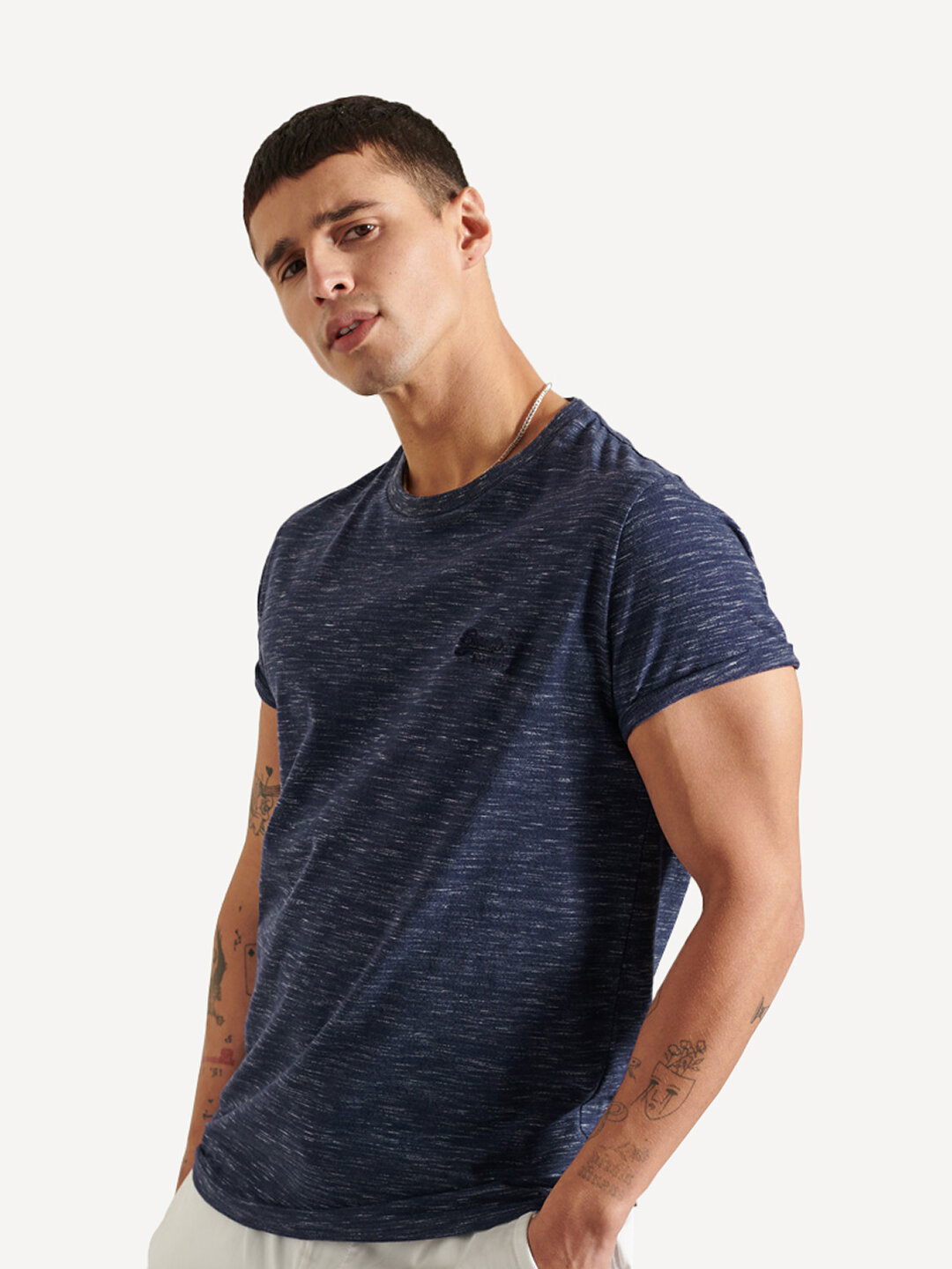 фото Футболка мужская superdry ol vintage emb tee синяя m