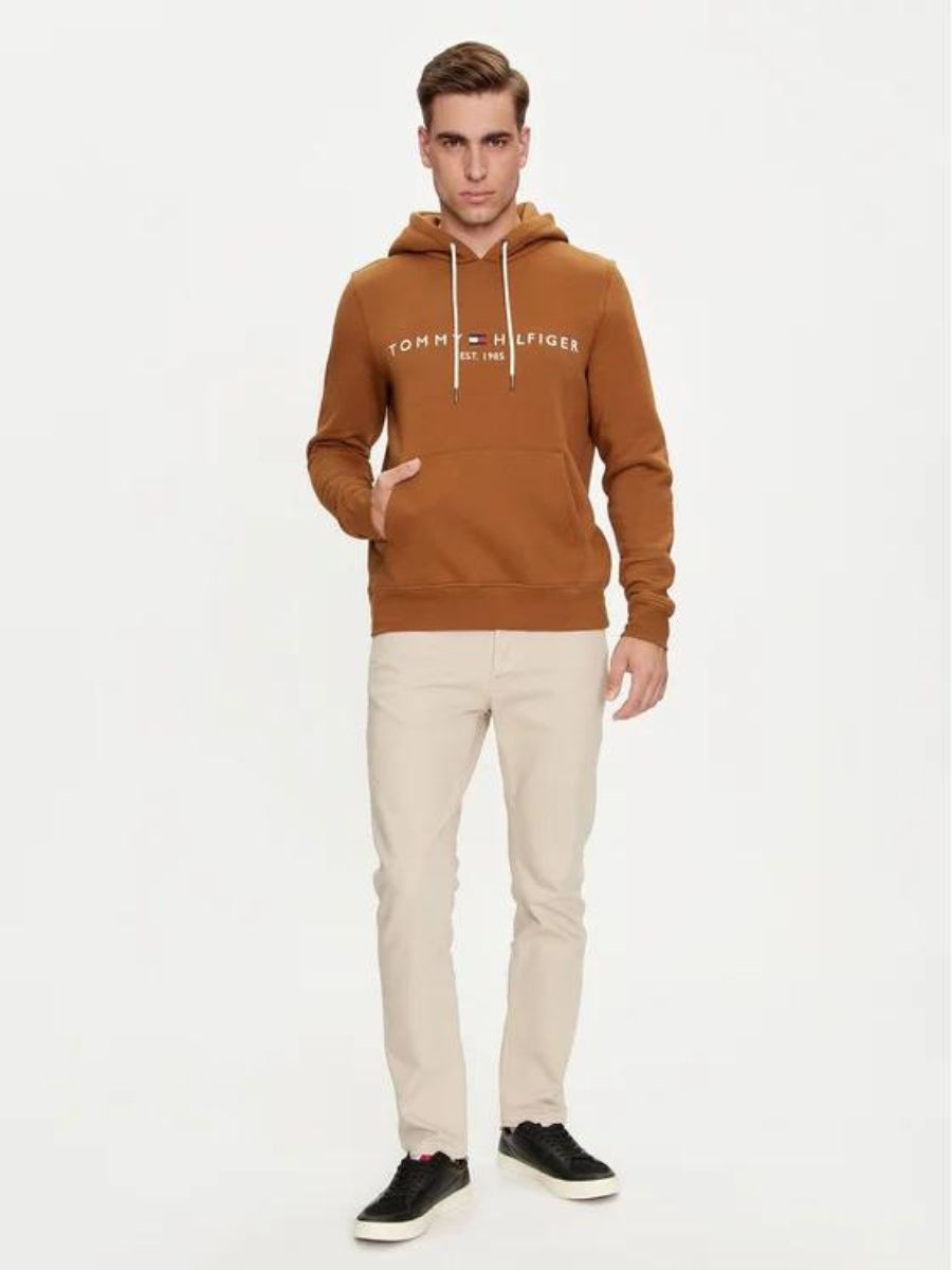 Худи мужское Tommy Hilfiger MW0MW11599 коричневое L 15590₽