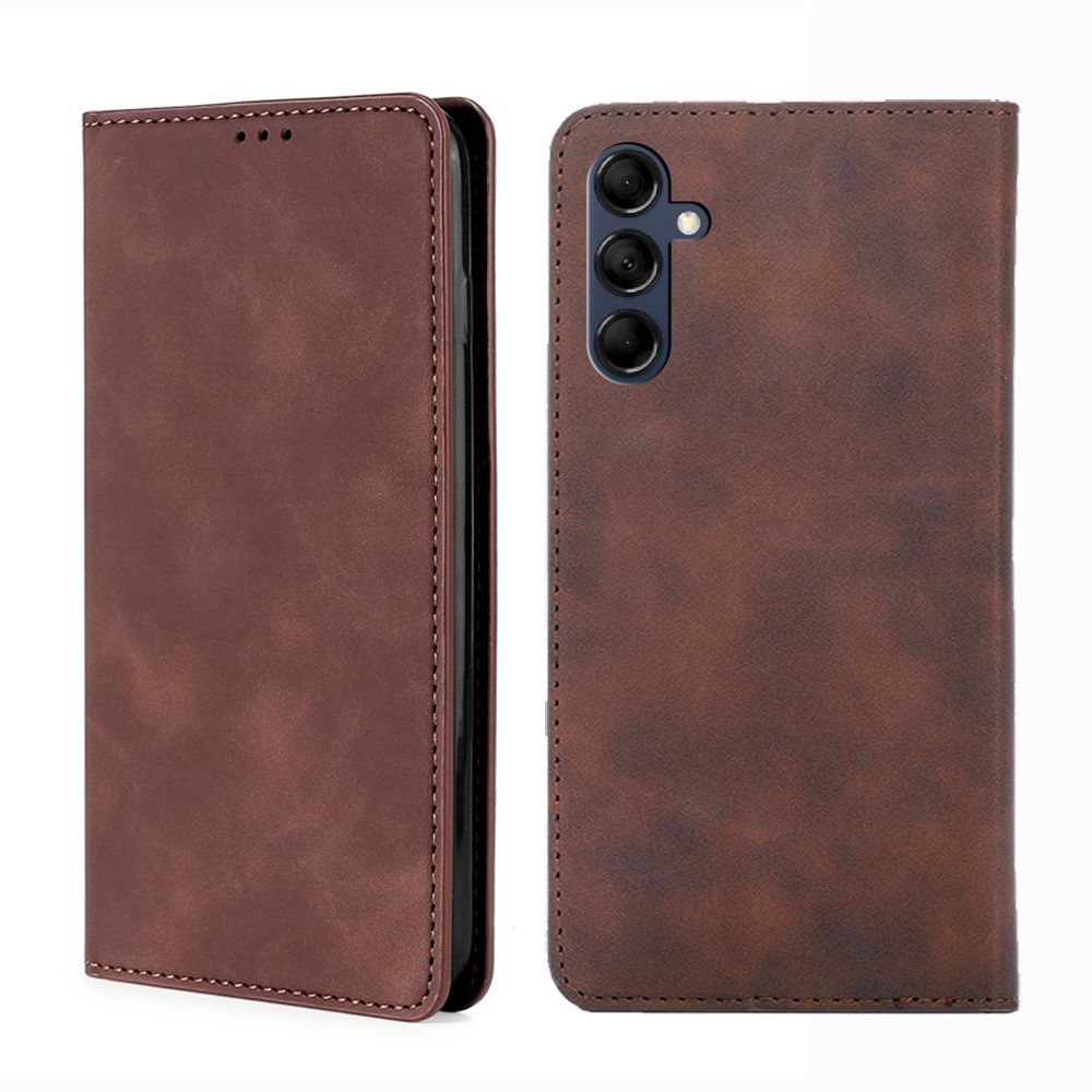 

Чехол-книжка MyPads для Samsung Galaxy M14 (SM-M146B), Коричневый