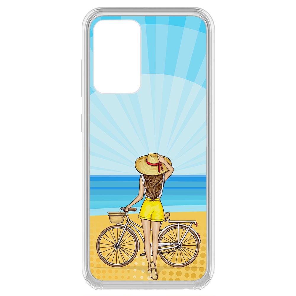 

Чехол-накладка Krutoff Clear Case Шорты женские для Samsung Galaxy A52 (A525), Прозрачный