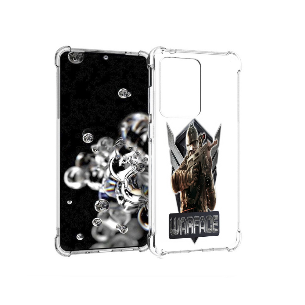 

Чехол MyPads Tocco для Samsung Galaxy S20 Ultra игра про войну (PT144384.494.374), Прозрачный, Tocco