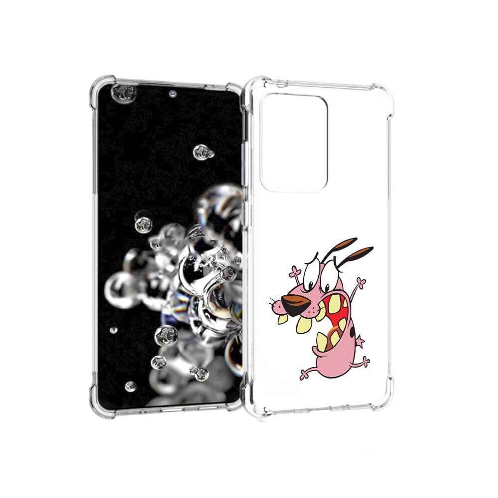 

Чехол MyPads Tocco для Samsung Galaxy S20 Ultra зубастый бобик (PT144384.494.371), Прозрачный, Tocco