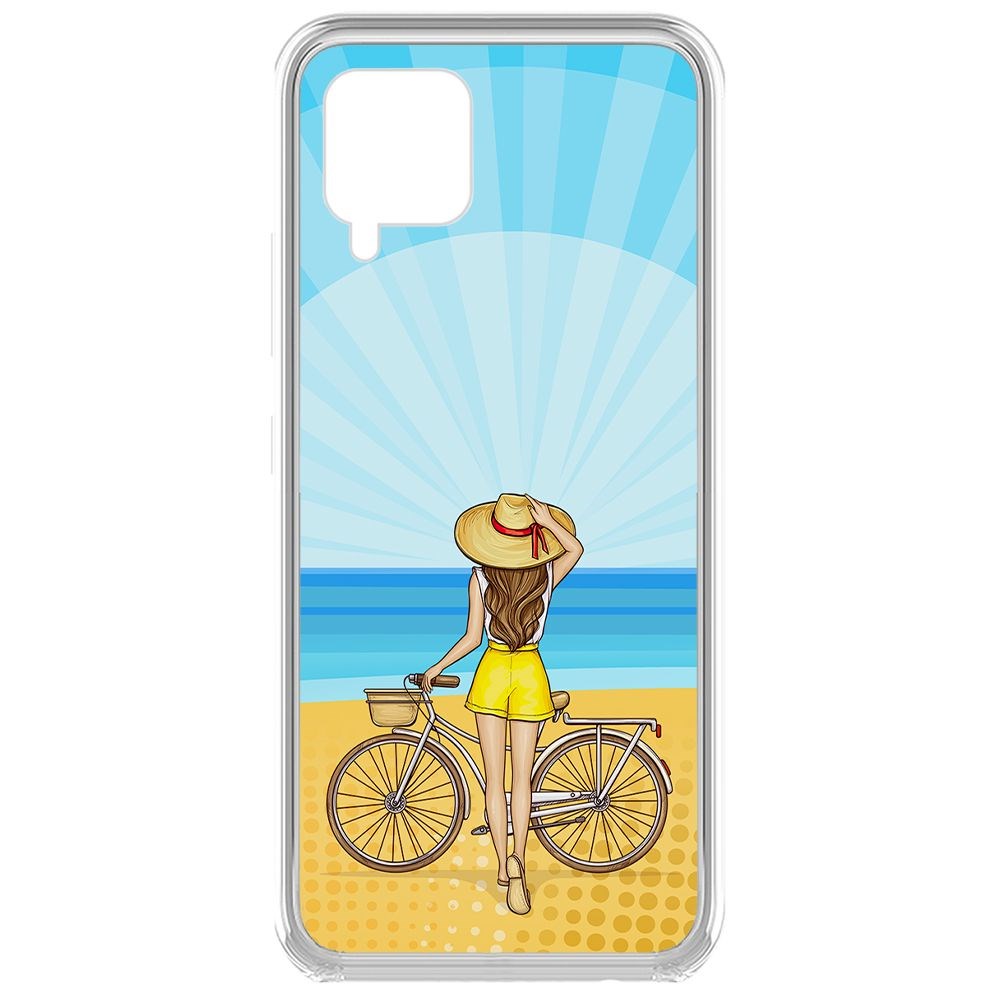 Чехол-накладка Krutoff Clear Case Шорты женские для Samsung Galaxy A42 5G (A426)