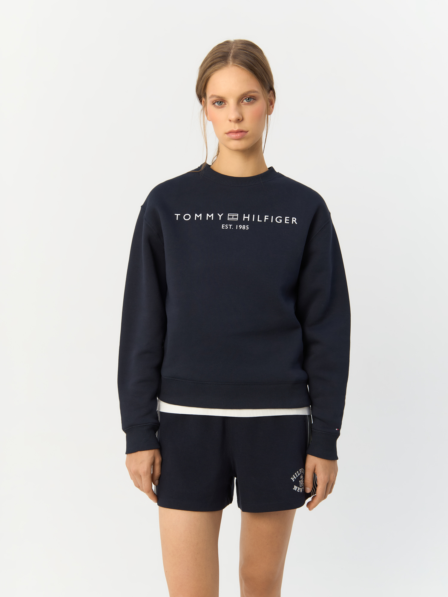 Свитшот женский Tommy Hilfiger WW0WW39791 синий XS