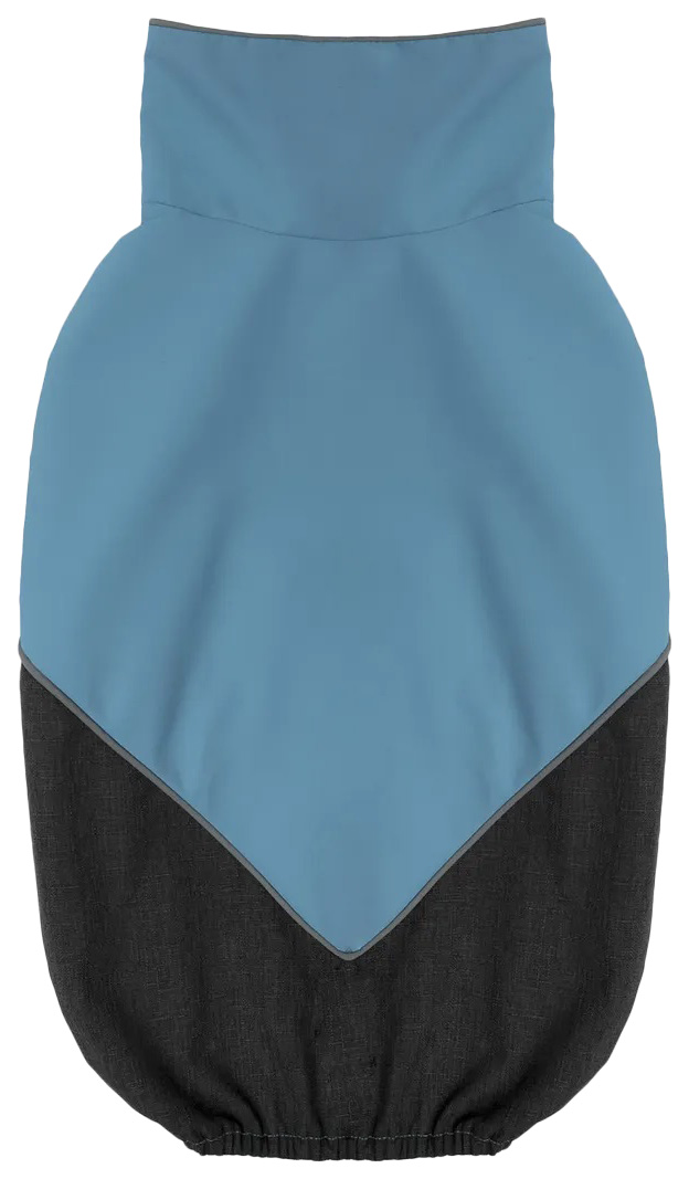 Попона для собак Tappi одежда Блант, мужской, голубой, серый, XL, длина спины 42 см