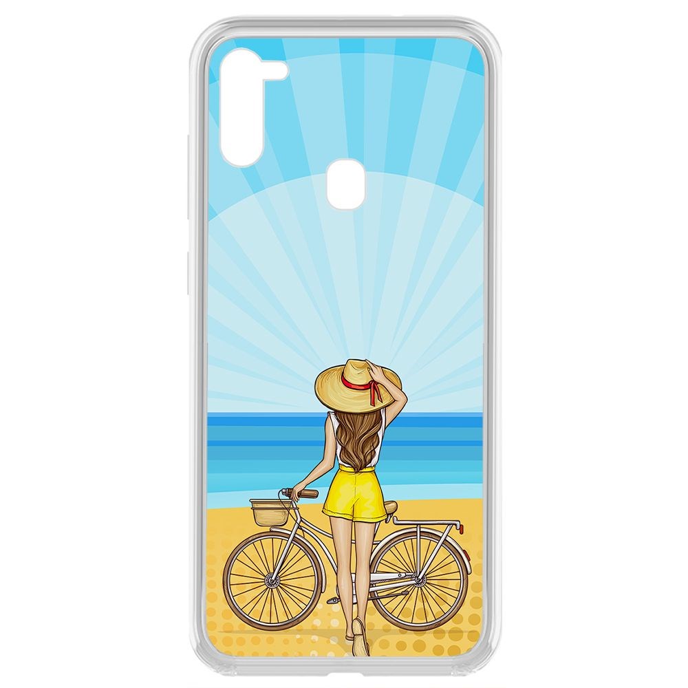 

Чехол-накладка Krutoff Clear Case Шорты женские для Samsung Galaxy M11 (M115)