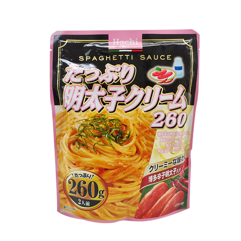Соус Hachi для спагетти сливочный с икрой минтая, 260 г
