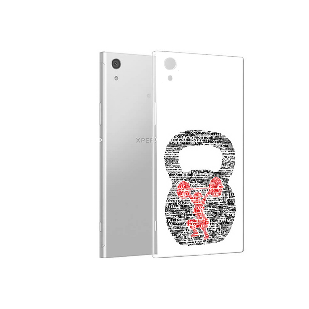 

Чехол MyPads Tocco для Sony Xperia XA1 бодибилдинг гиря из слов (PT67093.240.232), Прозрачный, Tocco