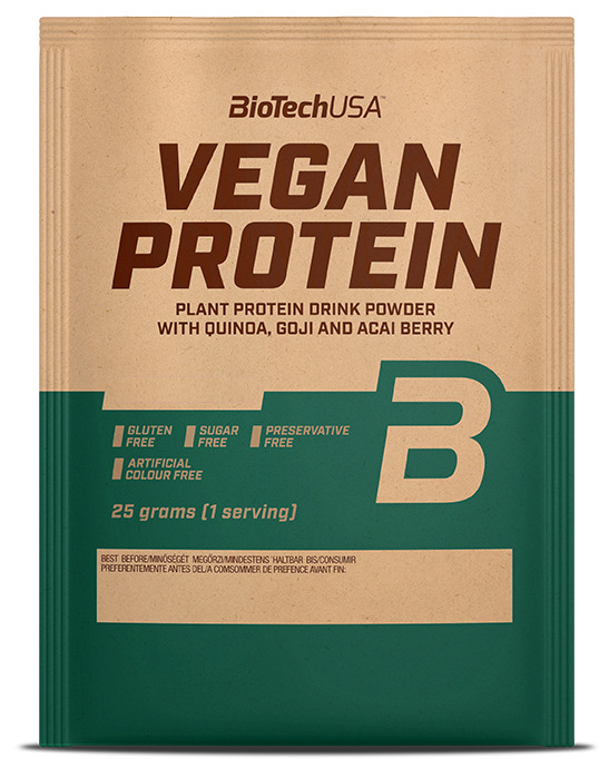 фото Вегетарианский протеин biotechusa vegan protein 25 г. банан