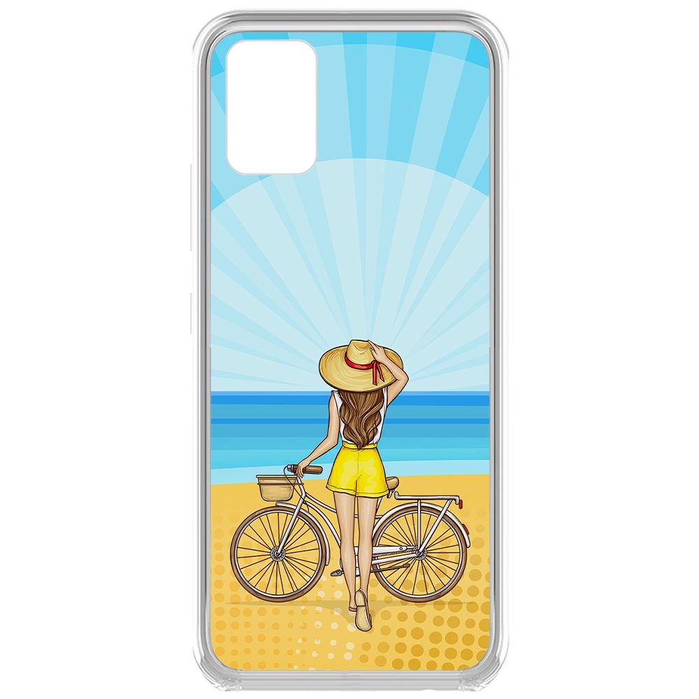 

Чехол-накладка Krutoff Clear Case Шорты женские для Samsung Galaxy A71 (A715)