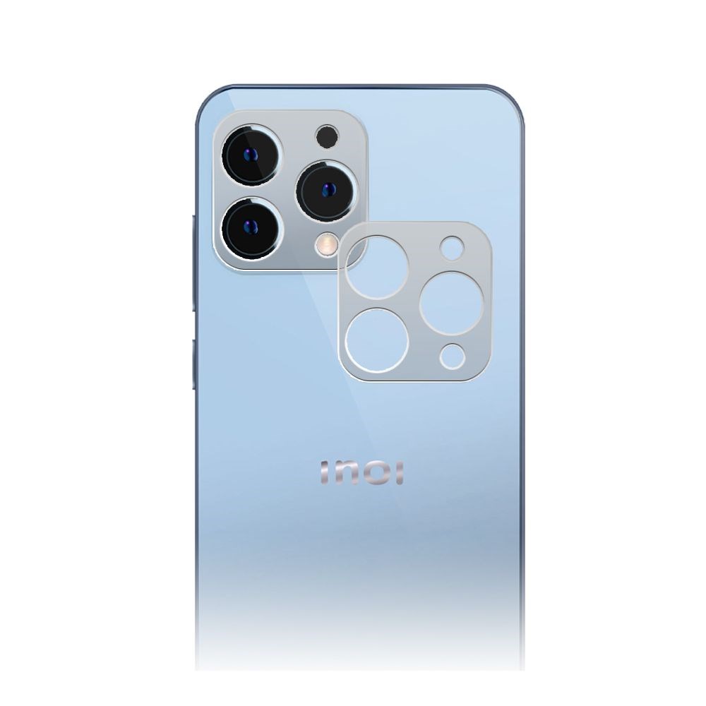 

Стекло защитное гибридное МАТОВОЕ Krutoff для блока камер INOI Note 12 2 шт