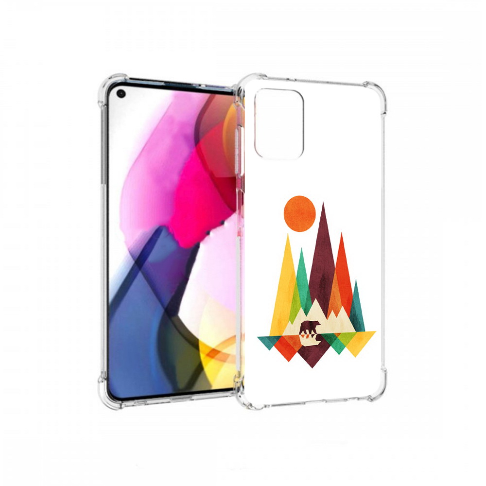 

Чехол MyPads Tocco для Motorola Moto G нарисованные горы с медведем (PT227060.366.506), Прозрачный, Tocco