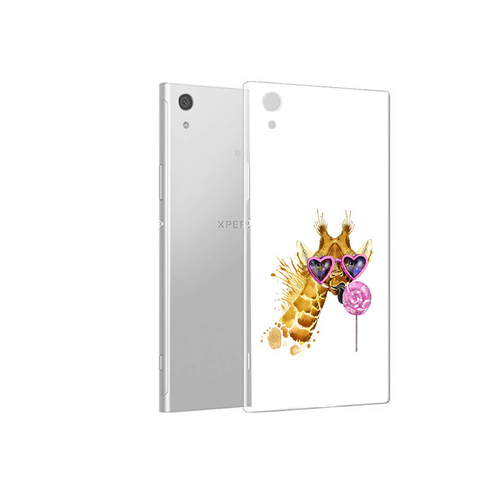 

Чехол MyPads Tocco для Sony Xperia XA1 акварельный жираф (PT67093.240.217), Прозрачный, Tocco