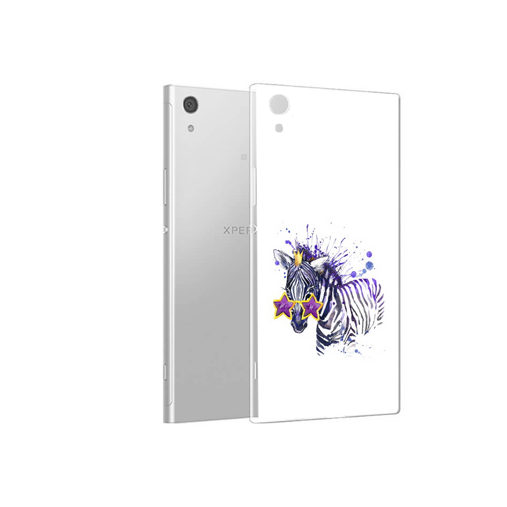 

Чехол MyPads Tocco для Sony Xperia XA1 акварельная зебра (PT67093.240.215), Прозрачный, Tocco