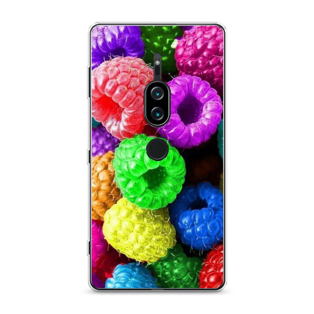 

Силиконовый чехол "Разноцветная малина" на Sony Xperia XZ2 Premium, 53350-10