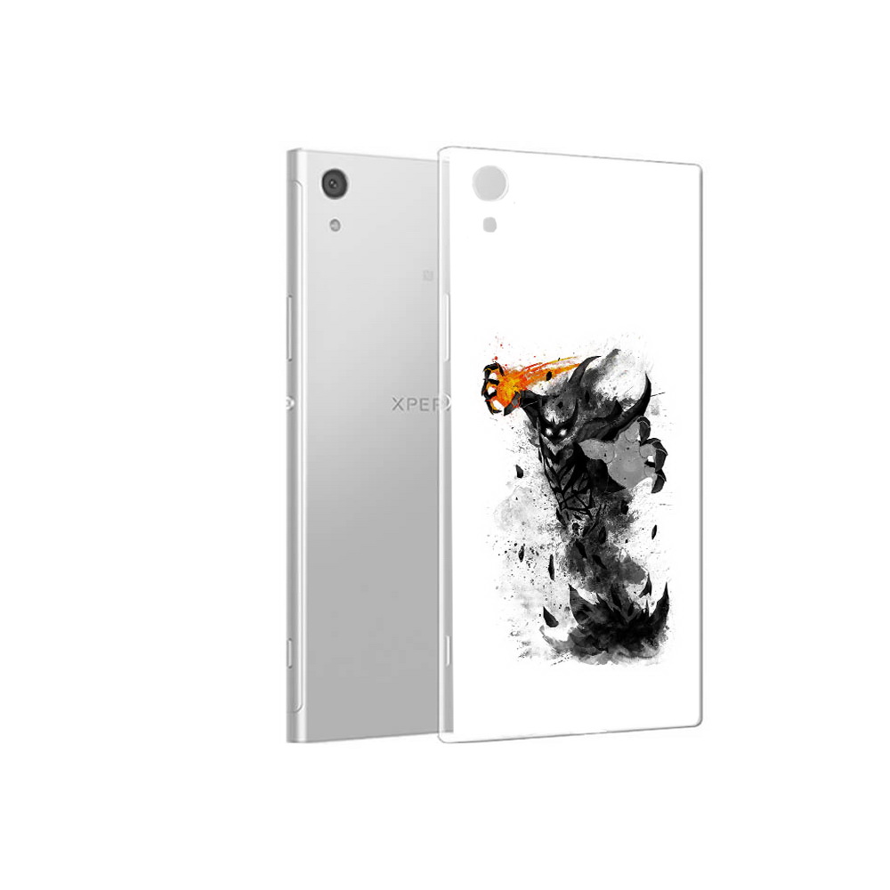 

Чехол MyPads Tocco для Sony Xperia XA1 nevermore черно белый (PT67093.240.21), Прозрачный, Tocco