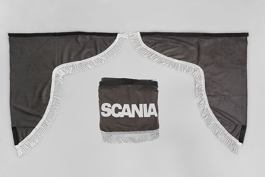 

Ламбрекен Scania (польская ткань) Серый (лобового стекла и угол)
