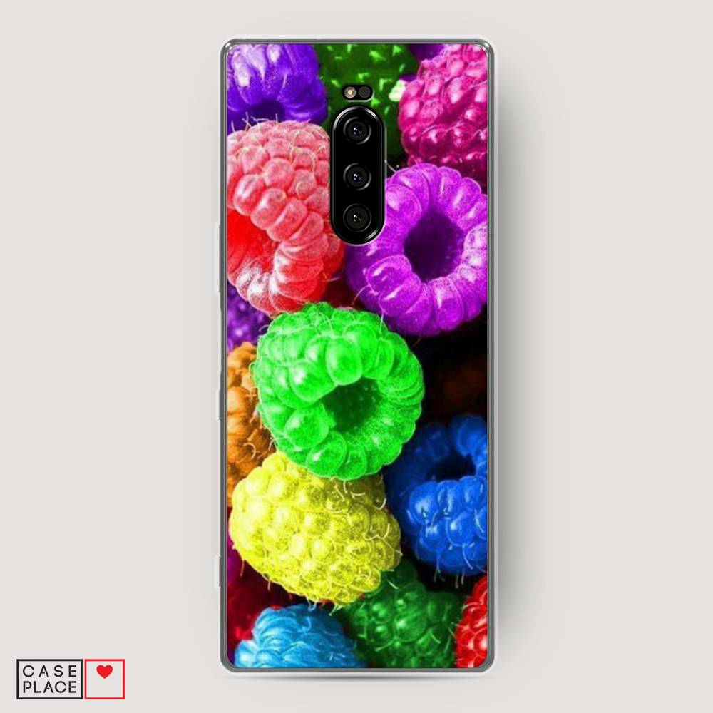 

Силиконовый чехол "Разноцветная малина" на Sony Xperia 1, 54250-10