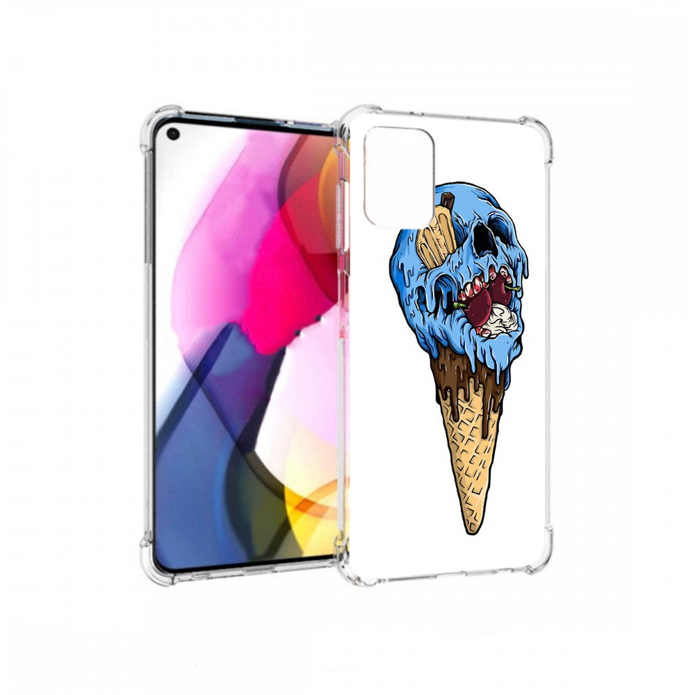 

Чехол MyPads Tocco для Motorola Moto G мороженное череп (PT227060.366.484), Прозрачный, Tocco