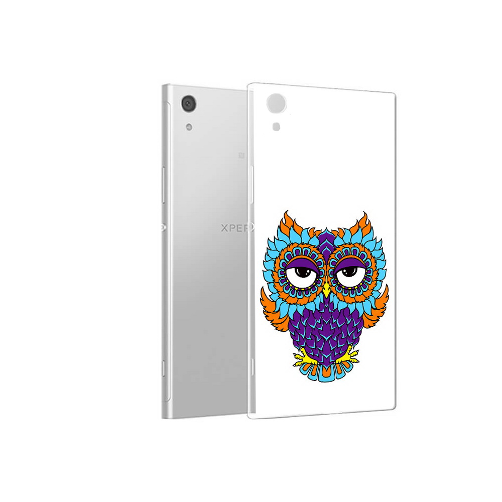

Чехол MyPads Tocco для Sony Xperia XA1 Цветная сова (PT67093.240.198), Прозрачный, Tocco