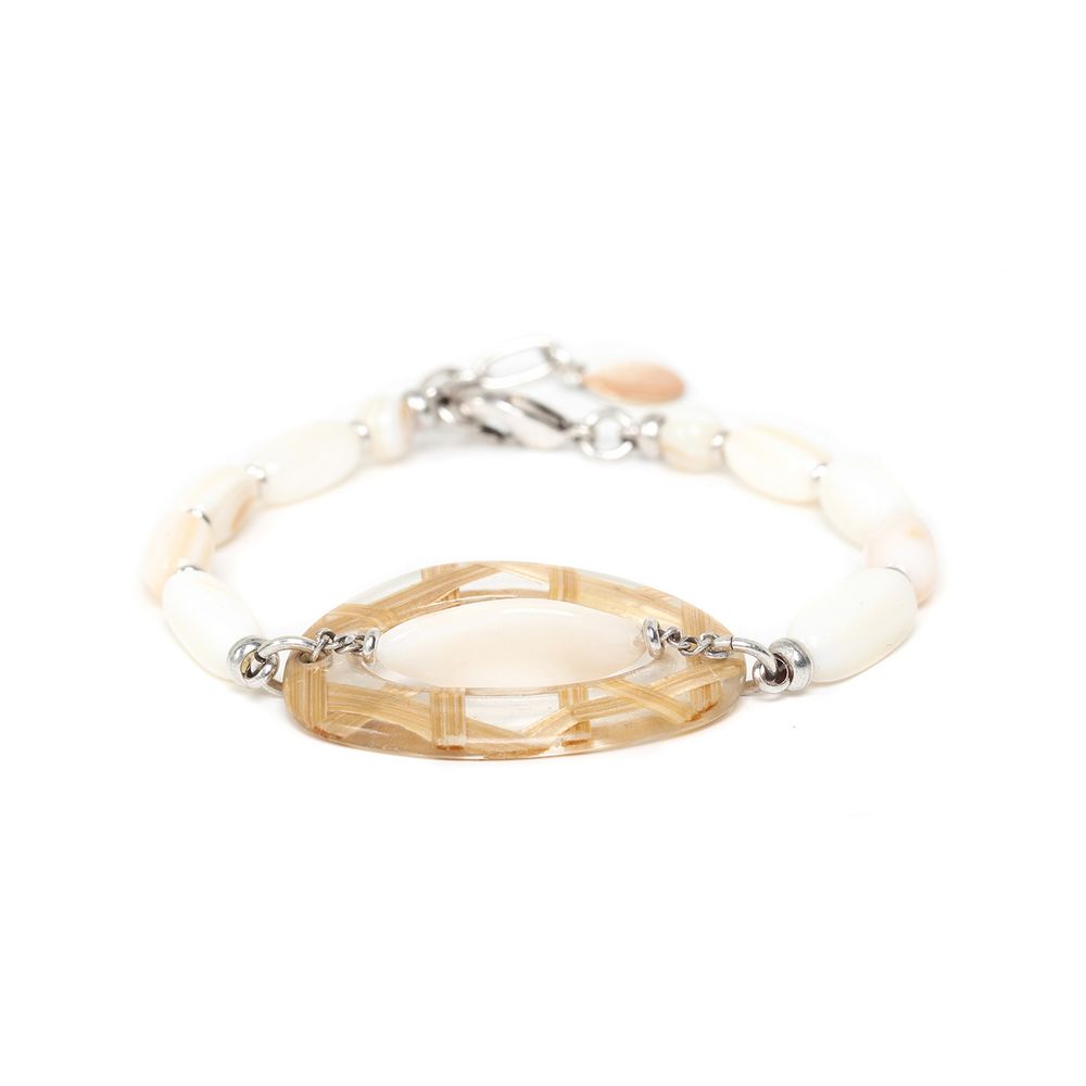

Браслет из бижутерного сплава с культивир. жемчугом р.20 Nature Bijoux NB22.1-13-42181, NB22.1-13-42181