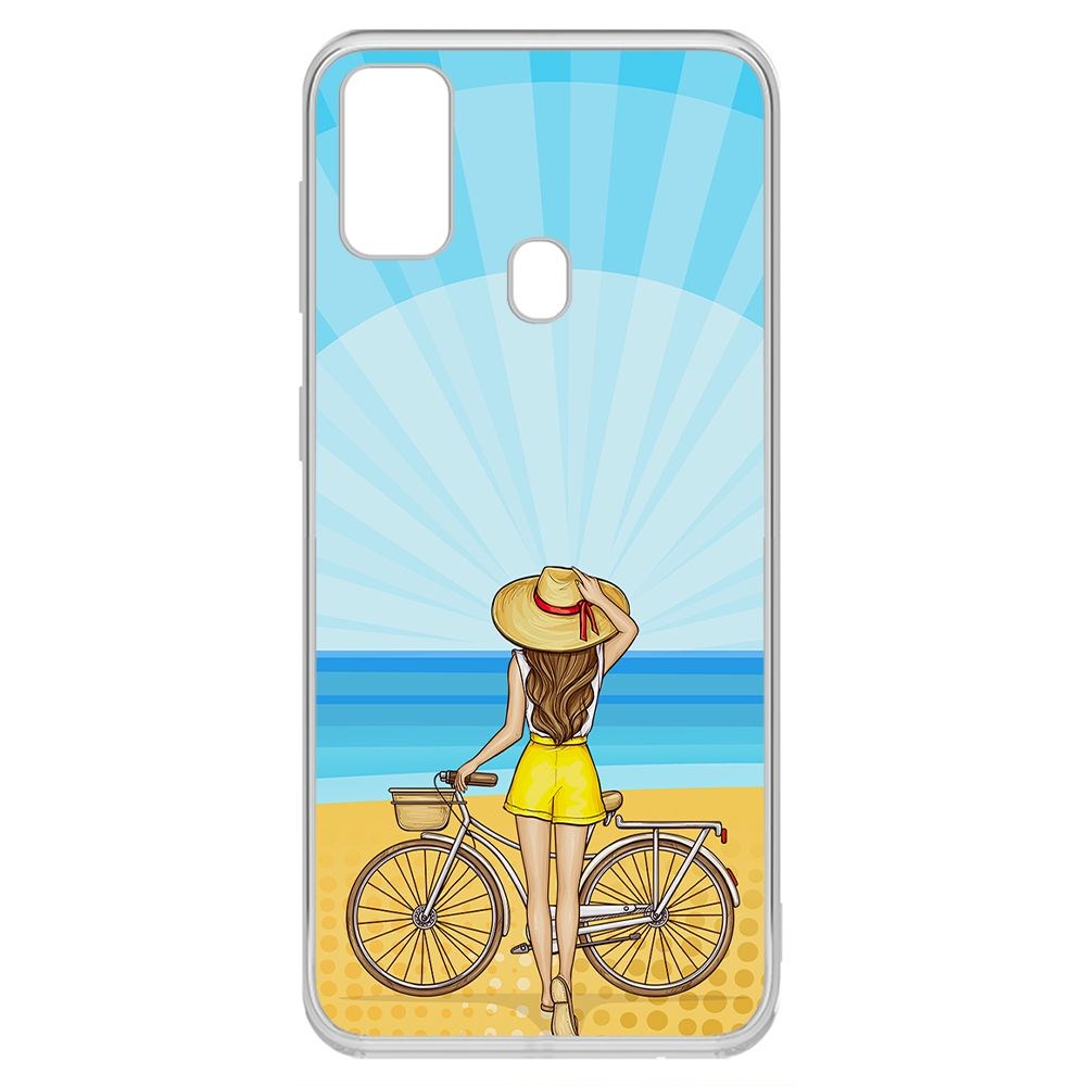 

Чехол-накладка Krutoff Clear Case Шорты женские для Samsung Galaxy M21 (M215)