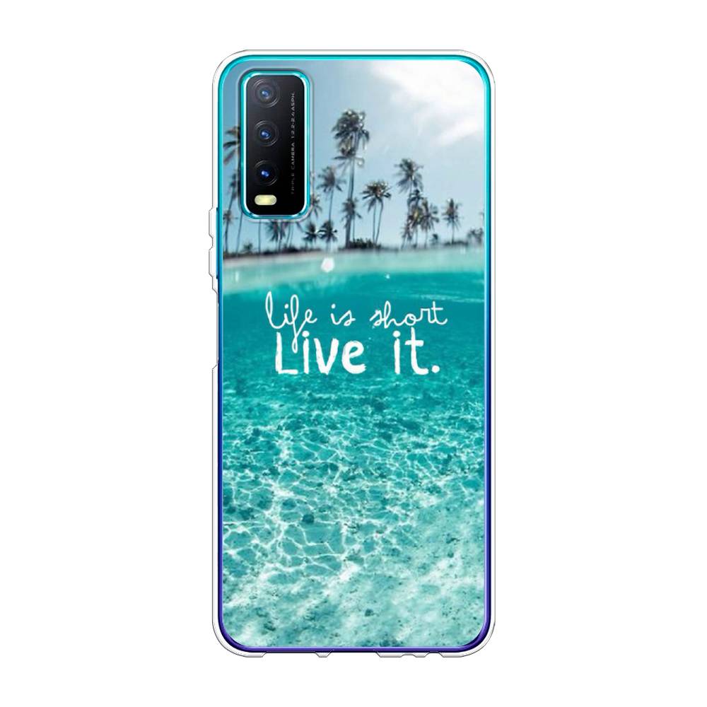 

Чехол Awog на Vivo Y20 "Live it", Разноцветный, 263650-7