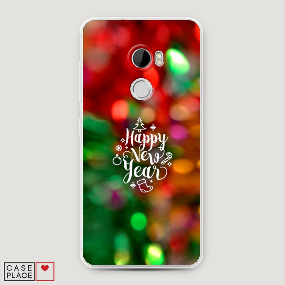

Чехол на HTC One X10 "Новый Год на елке", Зеленый;красный;желтый, 101850-5