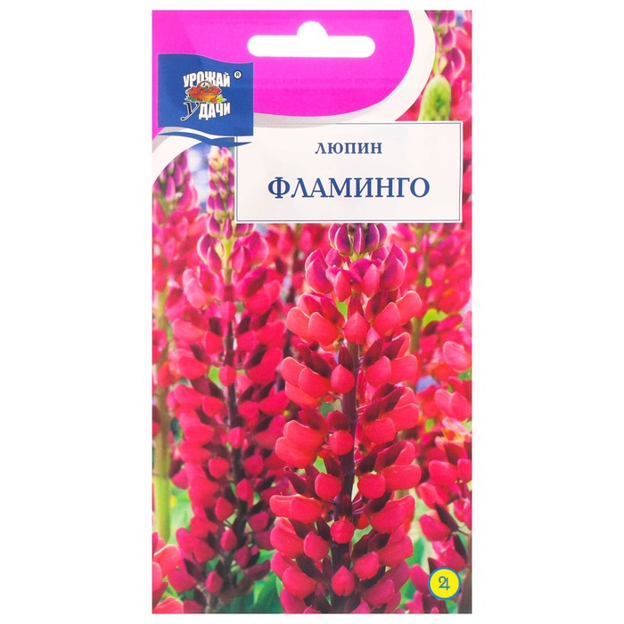 

Семена цветов Люпин "Фламинго", 0,2 г