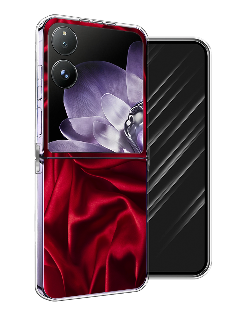 

Чехол Awog на Xiaomi Mix Flip "Текстура красный шелк", 323150-1