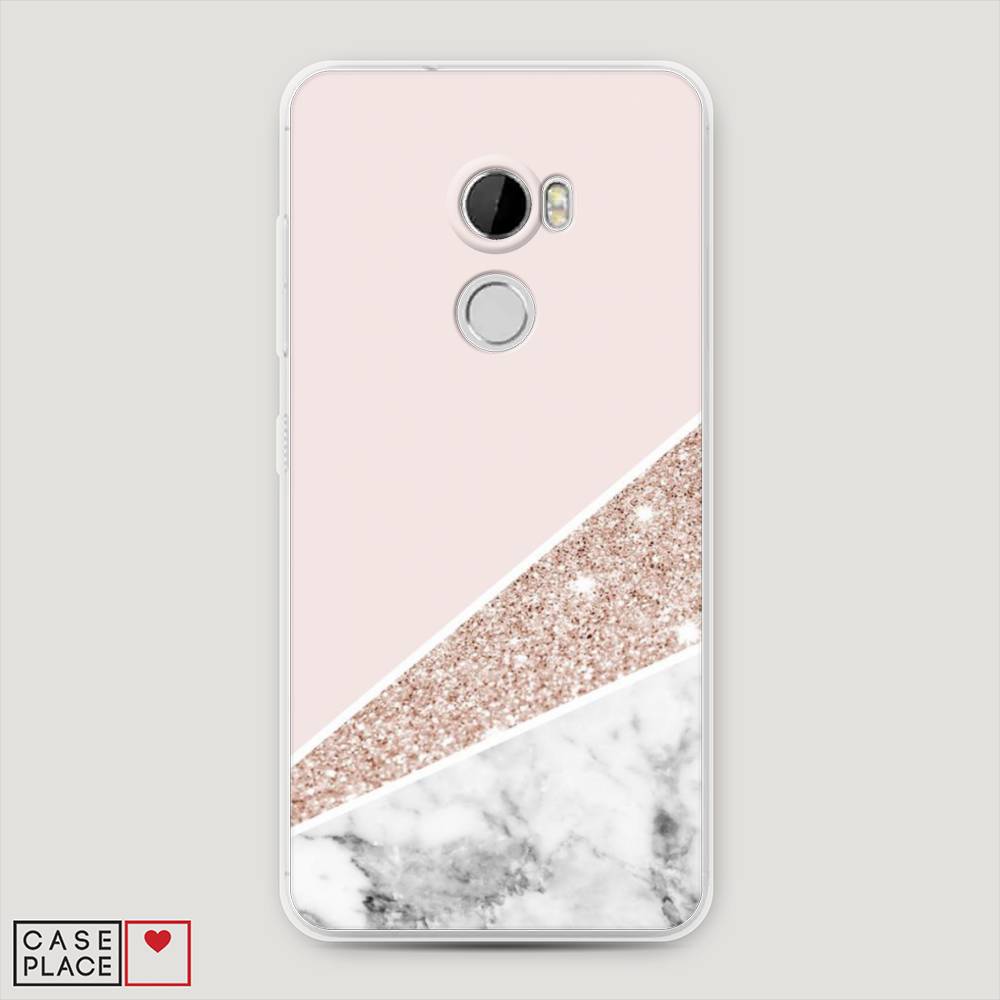 

Чехол на HTC One X10 "Блестящий розовый мрамор", 101850-3