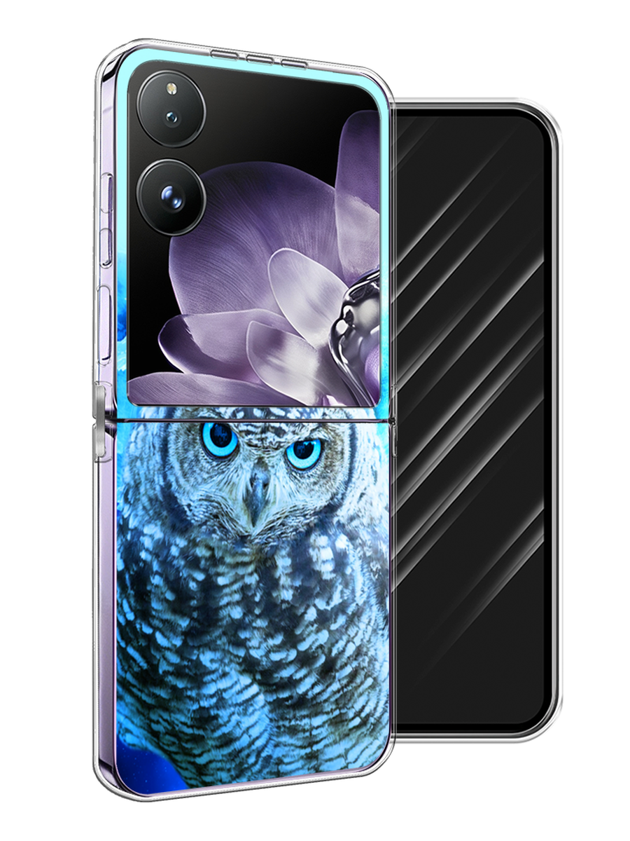 

Чехол Awog на Xiaomi Mix Flip "Сова арт 7", Синий;голубой, 323150-1