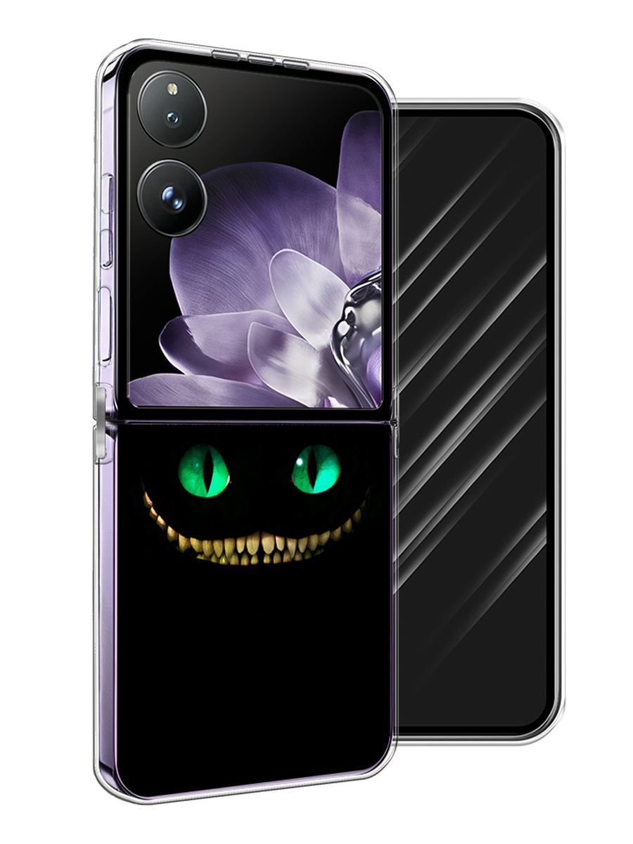 

Чехол Awog на Xiaomi Mix Flip "Зеленоглазый чеширский кот", Черный, 323150-1