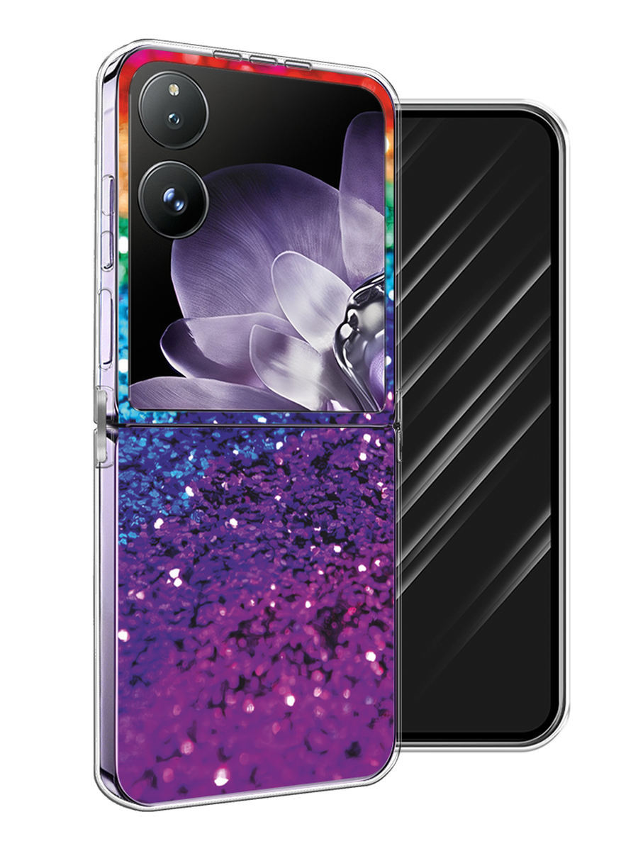 

Чехол Awog на Xiaomi Mix Flip "Блестящая радуга рисунок", Разноцветный, 323150-1