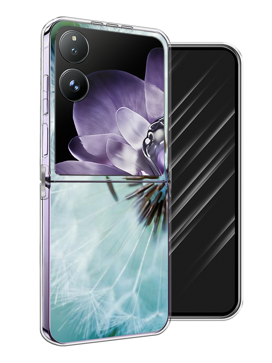 

Чехол Awog на Xiaomi Mix Flip "Пух одуванчика", Серебристый;серый, 323150-1