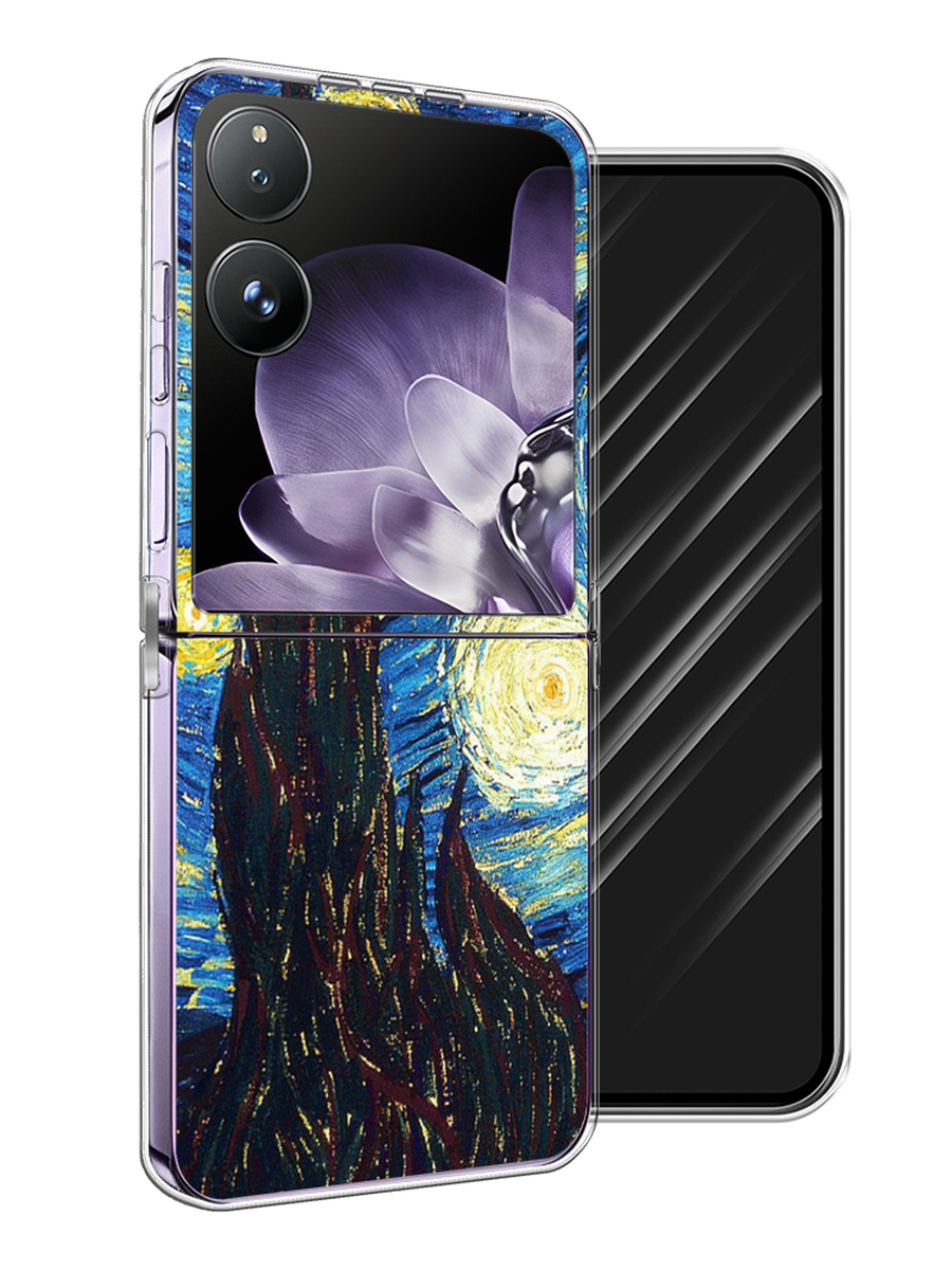 

Чехол Awog на Xiaomi Mix Flip "Ван Гог Звездная ночь", Желтый, 323150-1