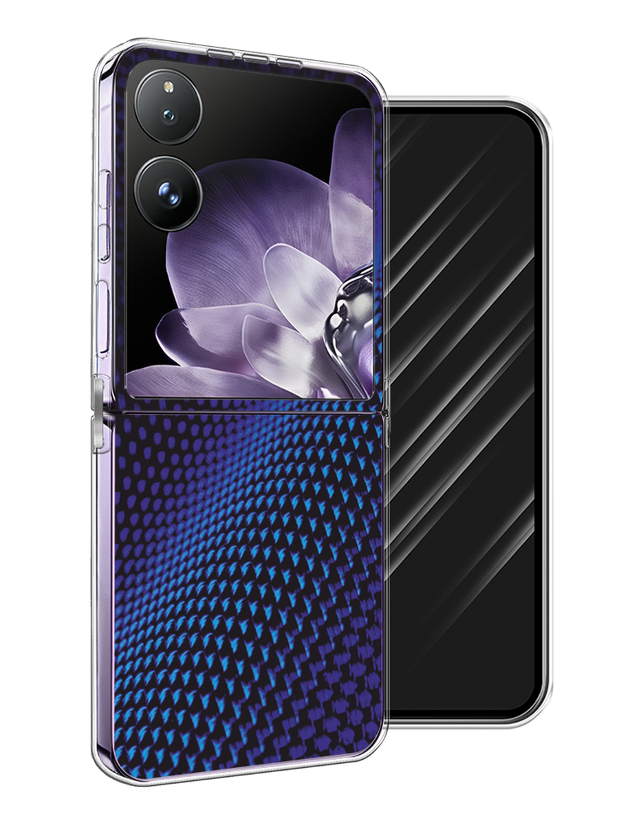 

Чехол Awog на Xiaomi Mix Flip "Синий карбон", Черный;синий, 323150-1