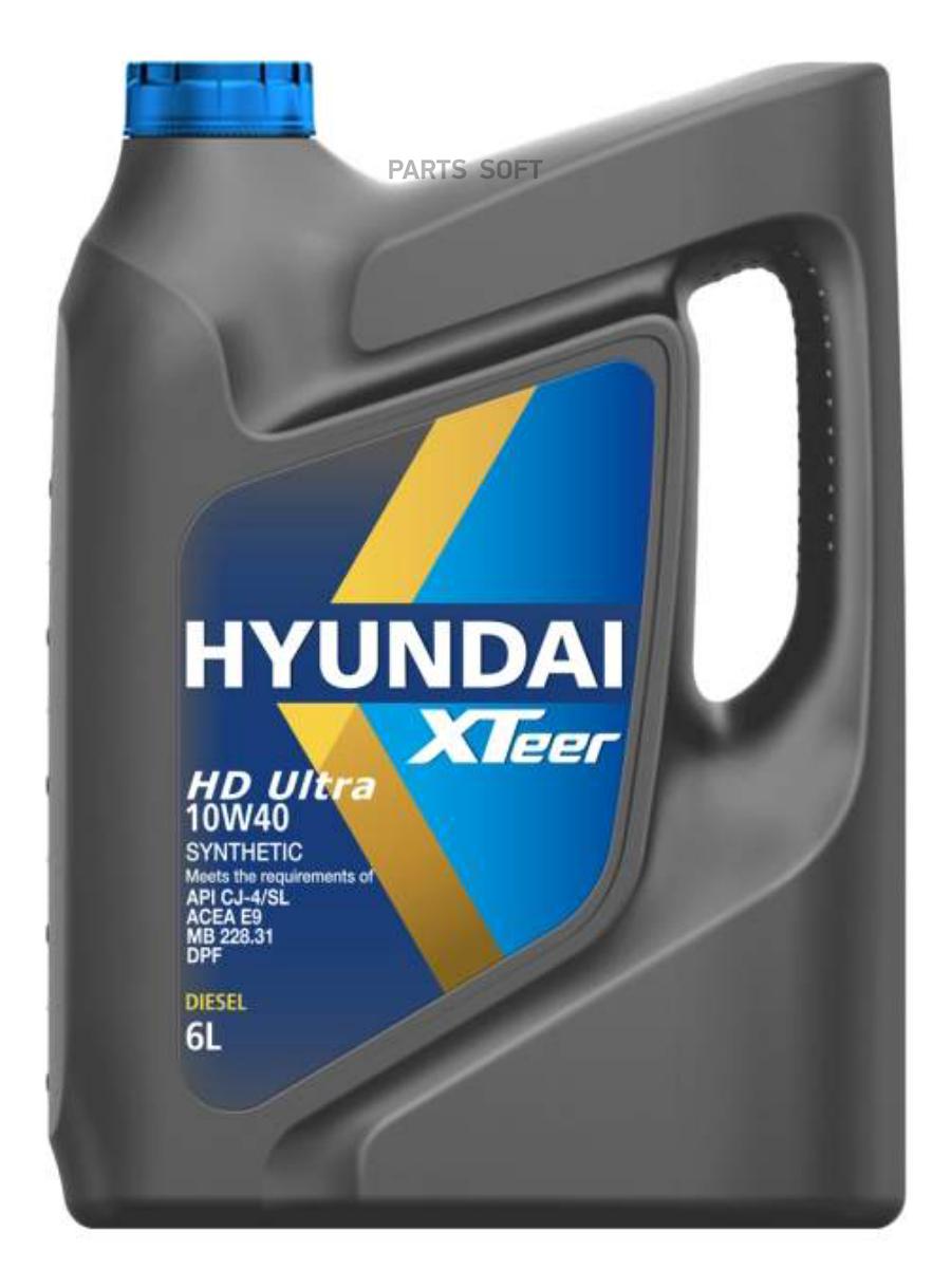 

Масло Дизельное Xteer Hd Ultra Cj-4 10W40 Синт.6Л Hyundai 1061004