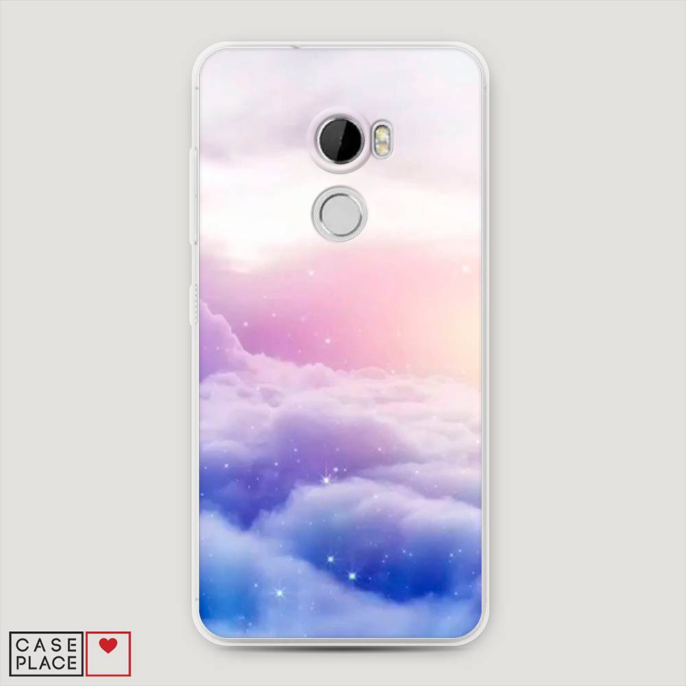 

Чехол на HTC One X10 "Небеса", Голубой;белый;розовый, 101850-2